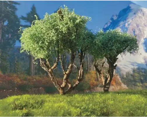 GRAND CENTRAL SCENERY T28 SMALL HARDWOOD TREES 2"- 3" (3 PCS)