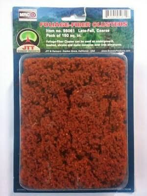 JTT 95061 Fiber Cluster, Late-Fall - Coarse, pack of 150 sq in