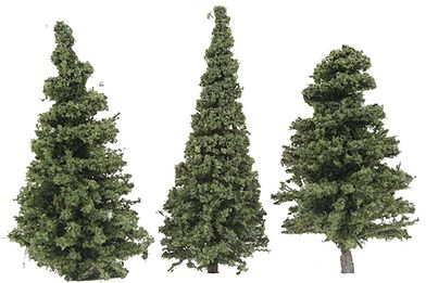 GRAND CENTRAL SCENERY T3 SMALL PINE TREES 2"-3" (15 PCS)