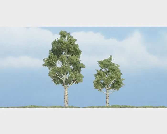 WOODLAND SCENICS TR1612 ASPEN TREES 2 3/4" &amp; 2 1/4" - 2 PKG.