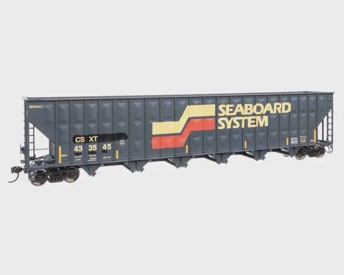 Walthers HO 73' Greenville 7,000 Cubic Foot Wood Chip Hopper CSX (Patched Seaboard System SBD), Road Number: 433545