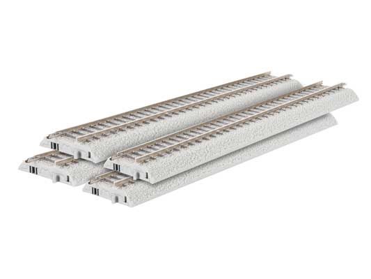 Lionel 8758409 HO Scale 9" Straight Fastrack (Pack of 4)