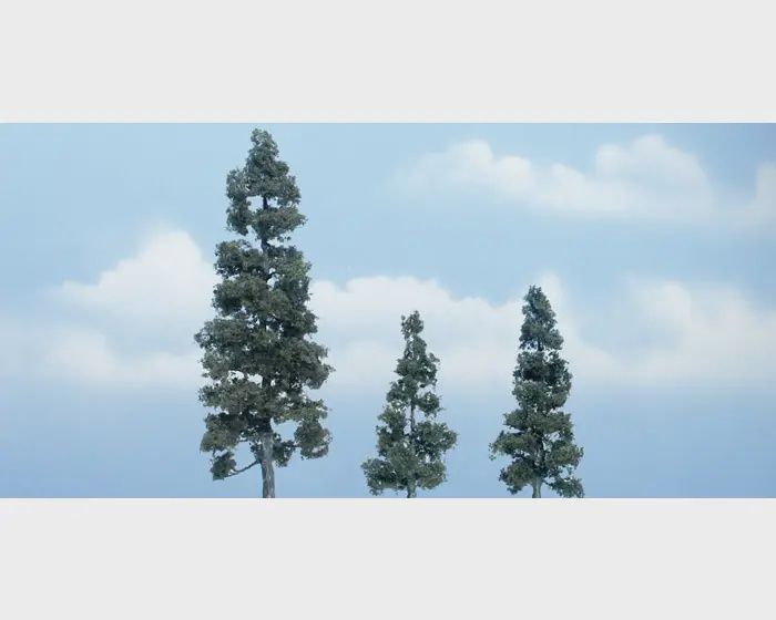 WOODLAND SCENICS TR1619 JUNIPER TREES 5", 3" &amp; 2 1/2"- 3 PKG.