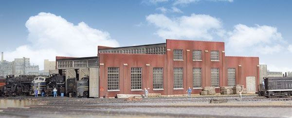 Walthers Cornerstone N 933-3260 3 Stall Modern Roundhouse - Kit