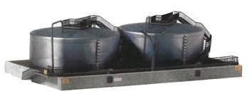 Model Power 1569 N Scale Model Power Twin Oil Tanks Kit