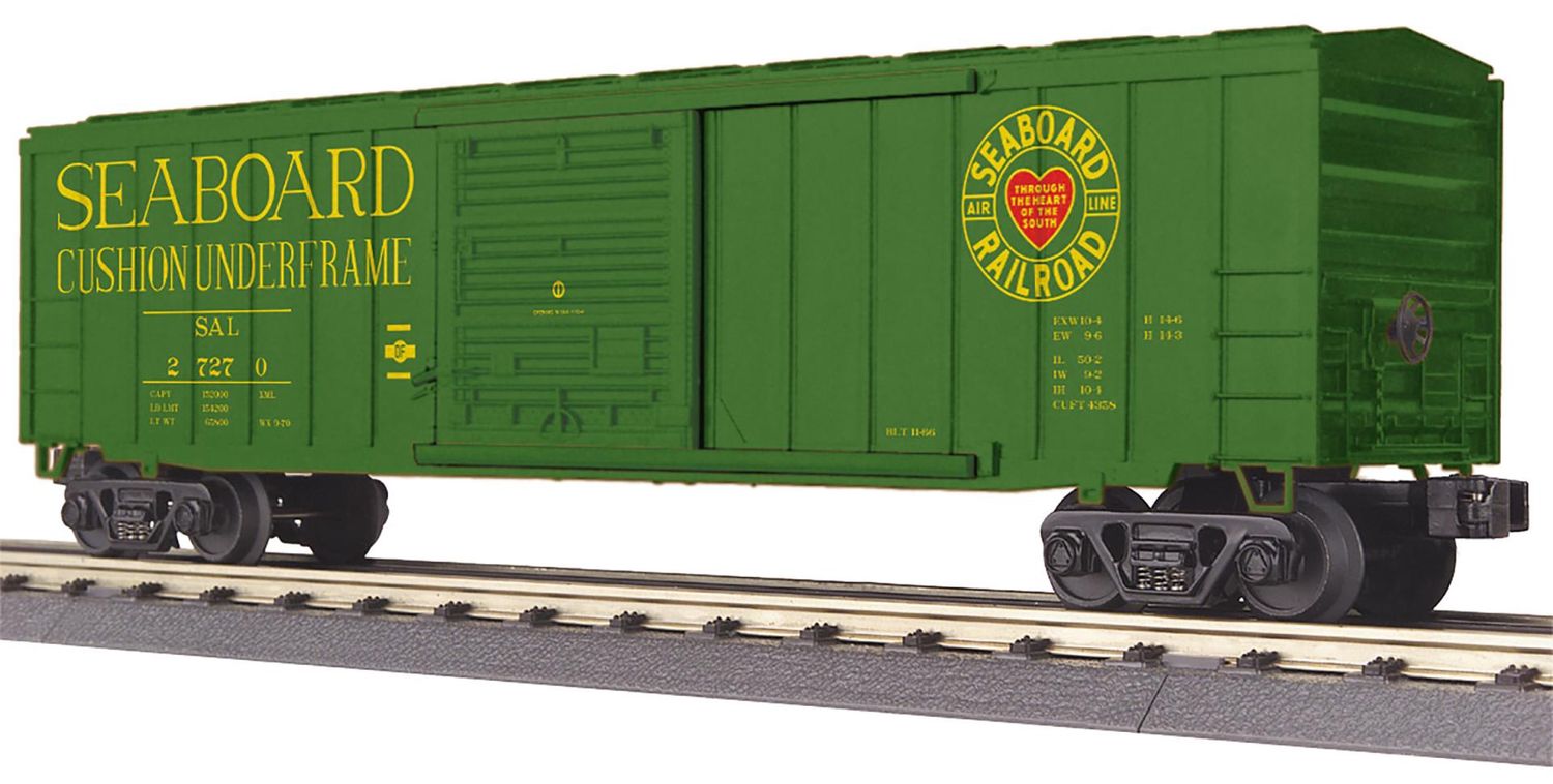 MTH RailKing 30-71292 - O Scale - 50’ Modern Box Car - Seaboard Air Line #27270