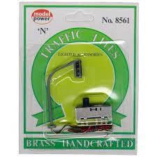 Model Power 8561 N Scale Right Hand Traffic Light, Brass Parts