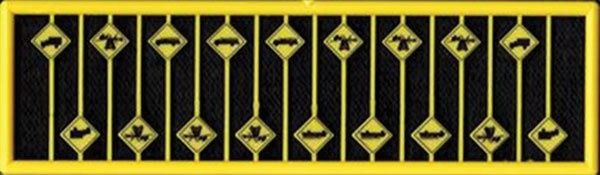 Tichy Train Group Firehouse and Low Vehicle Warning Signs Tichy Train Group #2685