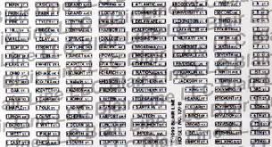 Blair Line 009 - Highway Signs - Street Signs (black, white) - N Scale