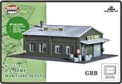 Model Power 1574 N Scale U.S. Army Munitions Depot Building Kit