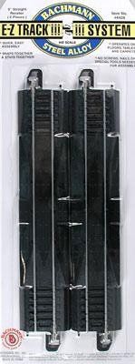Bachmann 44428 HO 9" Straight Rerailer- Black Roadbed