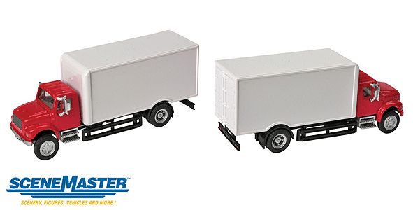 Walthers SceneMaster 949-11291 - Intl 4900 1-Axle Van Rd/Wh - HO Scale