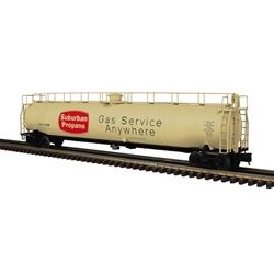 ATLAS O MASTER ACF 33,000 GALLON TANK CAR - SUBURBAN PROPANE (CNTX) (TAN/RED/BLACK) - 3RL, Road Number: 1306