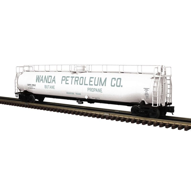 ATLAS O MASTER ACF 33,000 GALLON TANK CAR - WANDA PETROLEUM (SHPX) (WHITE/BLACK) - 3RL, Road Number: 17012