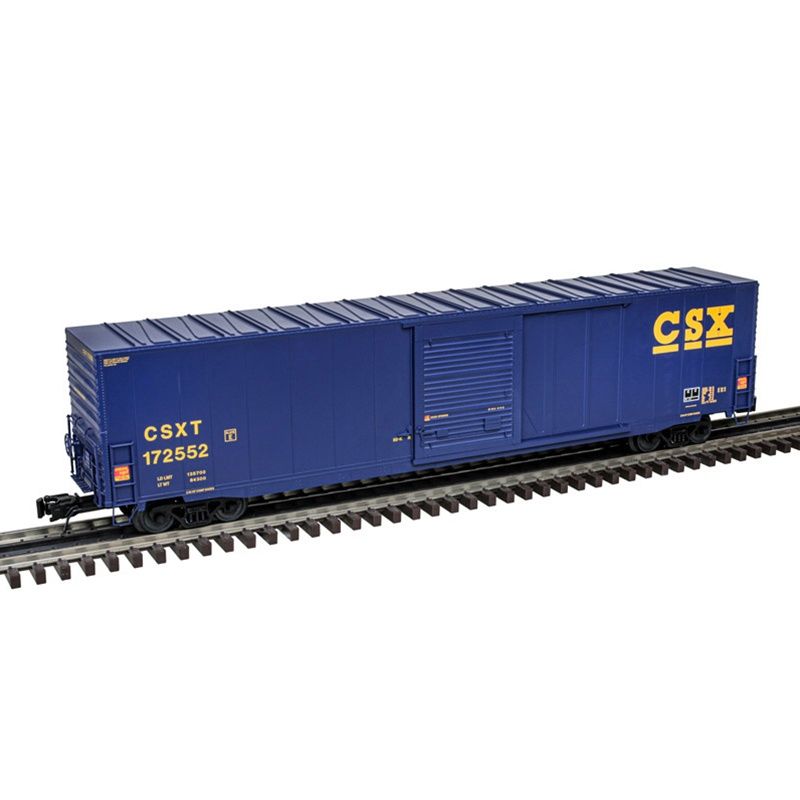 ATLAS O MASTER 60' ACF AUTOPARTS SD BOX CAR - CSX (BLUE/YELLOW) - 3RL, Road Number: 172552
