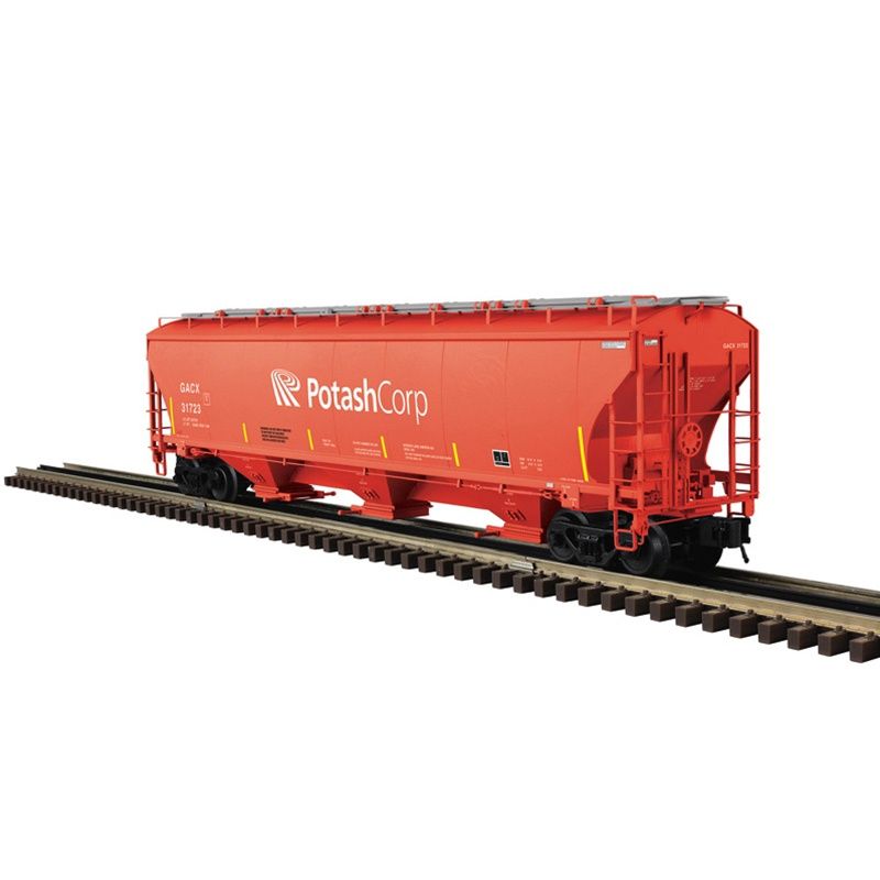 ATLAS O TRINITY 5161 COVERED HOPPER - GACX (POTASHCORP), Road Number: 31723
