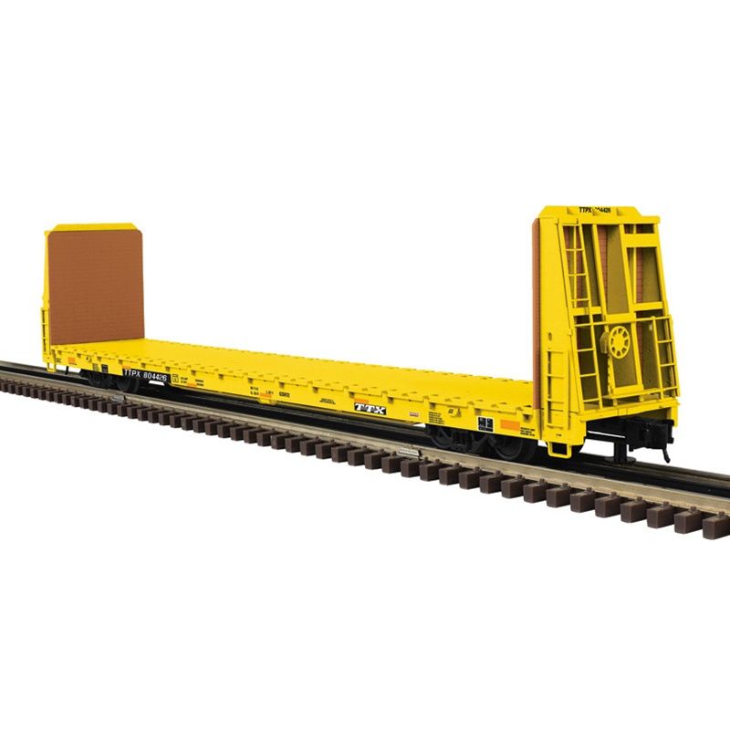 ATLAS O TRAINMAN 62' BULKHEAD FLAT CAR - TTX (TTPX), Road Number: 804426