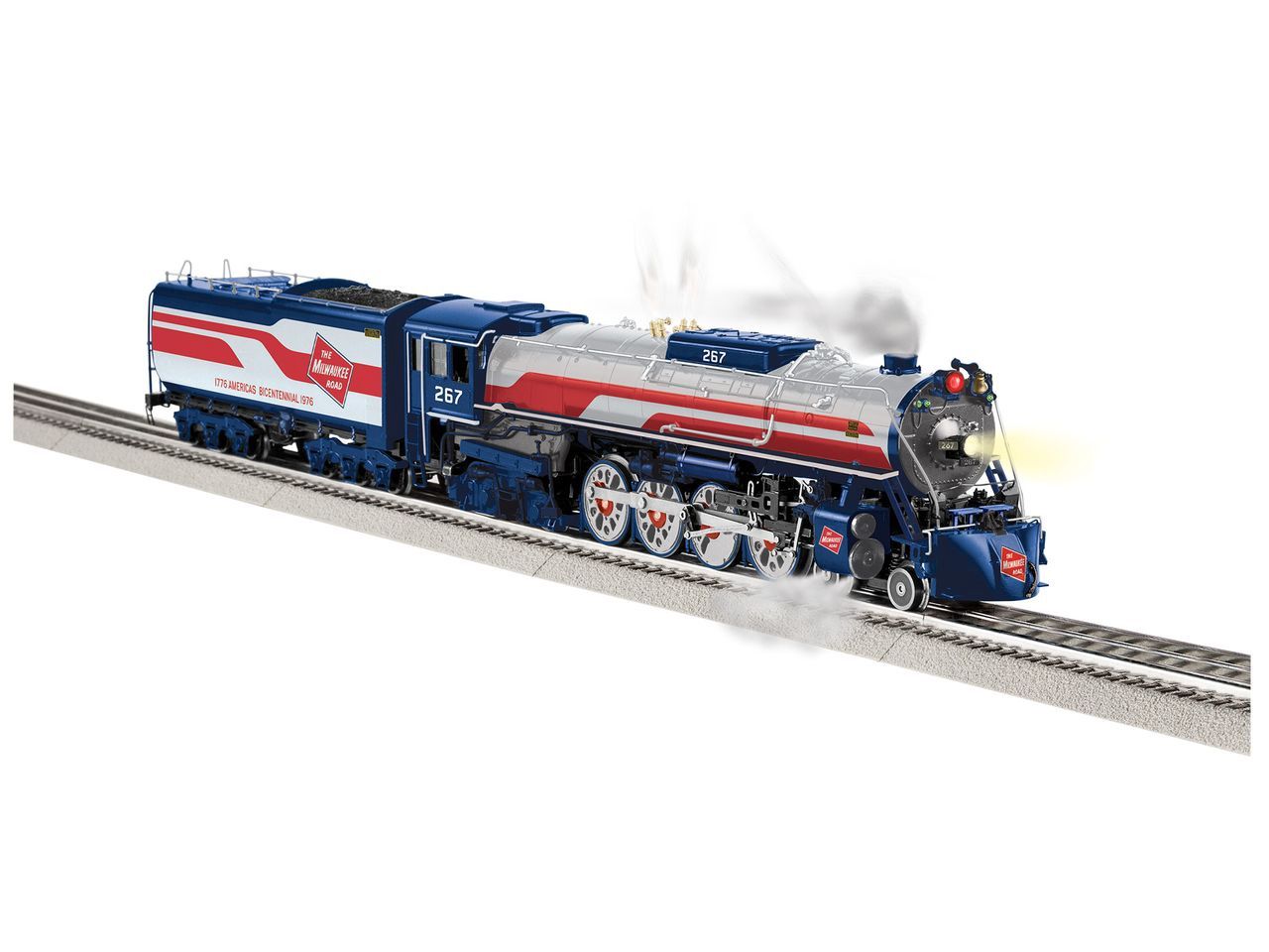 Lionel Legacy S3 set 2731390 - Milwaukee Road LEGACY S3 #267 - Bicentennial