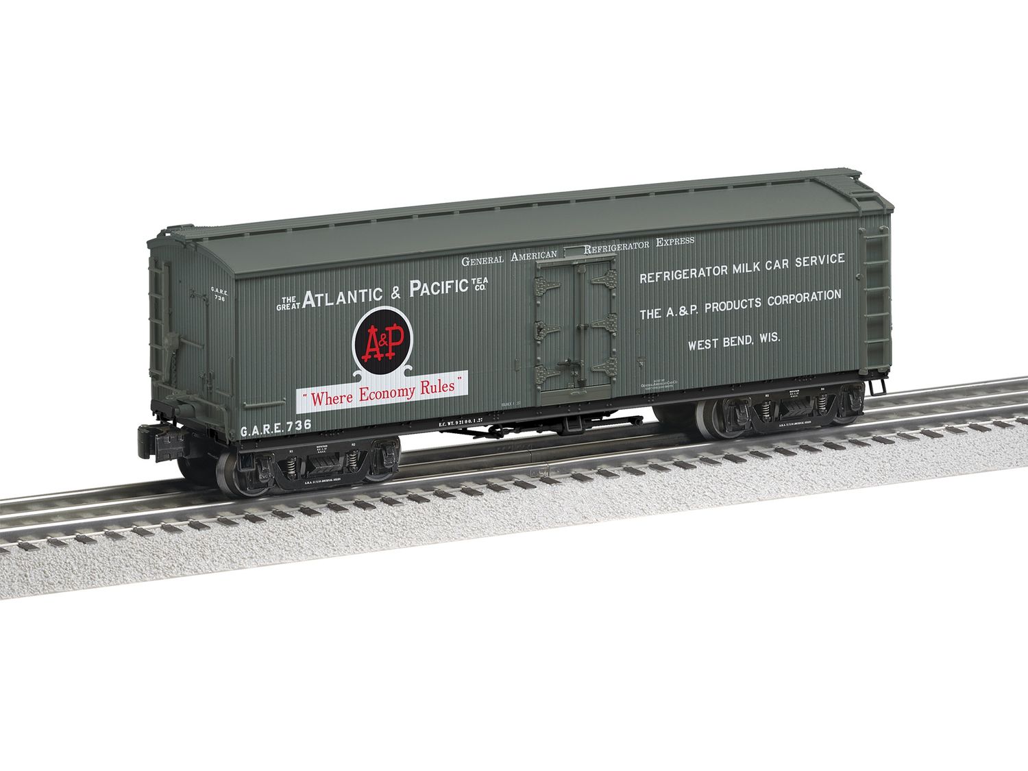Lionel  2726010 -  A&amp;P Milk Car #736