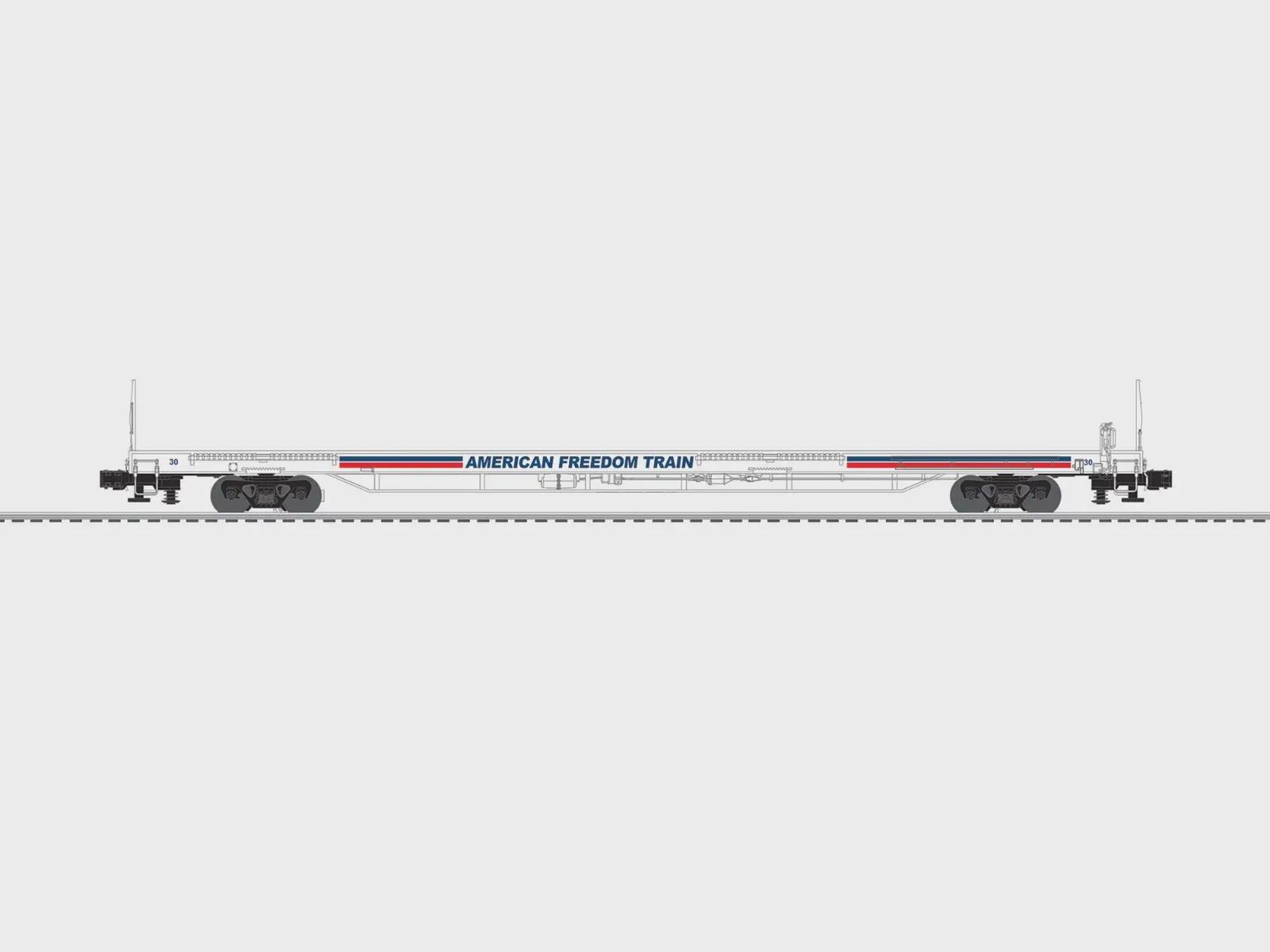 Lionel 2726143 - American Freedom Train 85' Flatcar #32