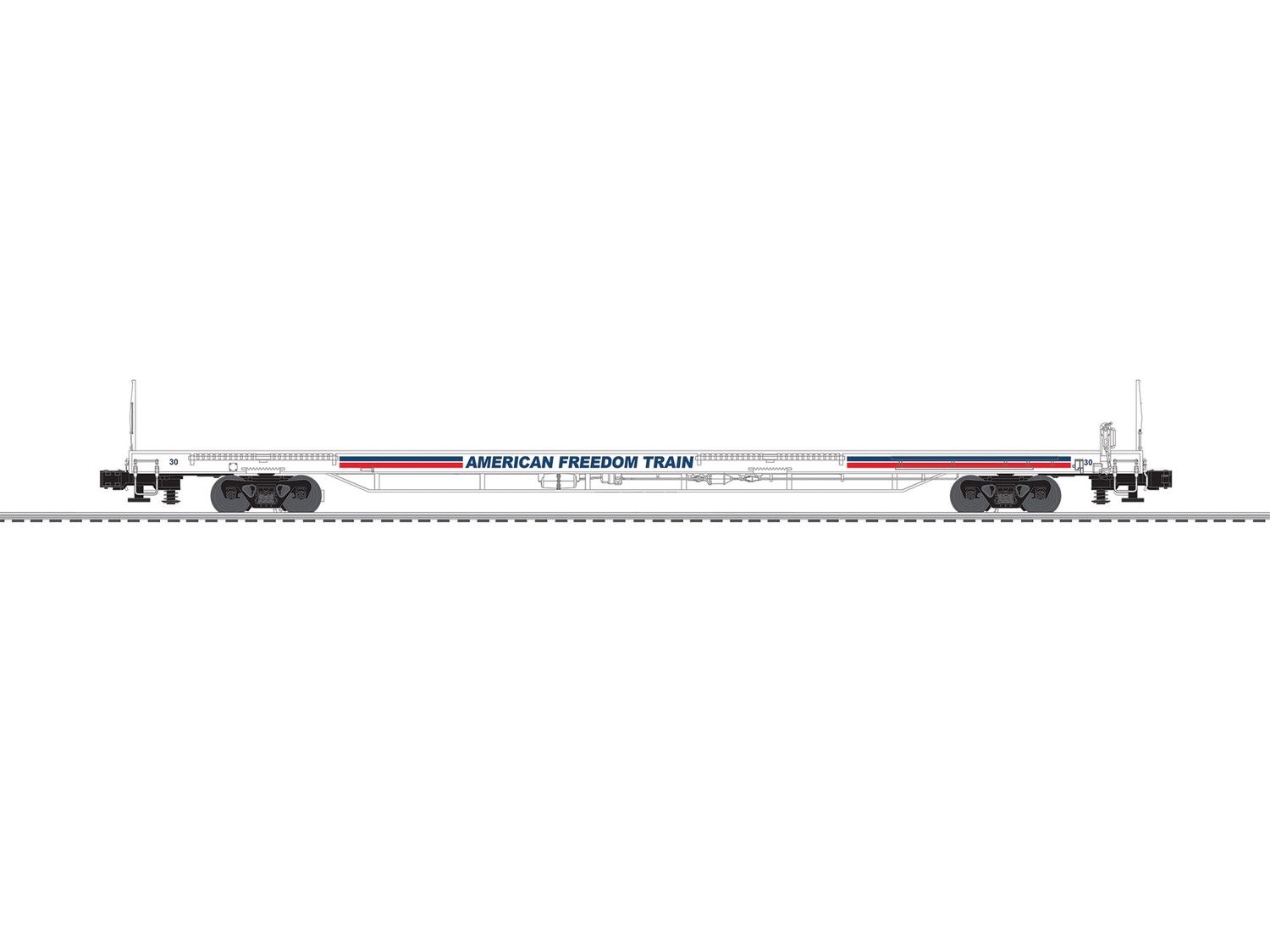 Lionel 2726141 - American Freedom Train 85' Flatcar #30