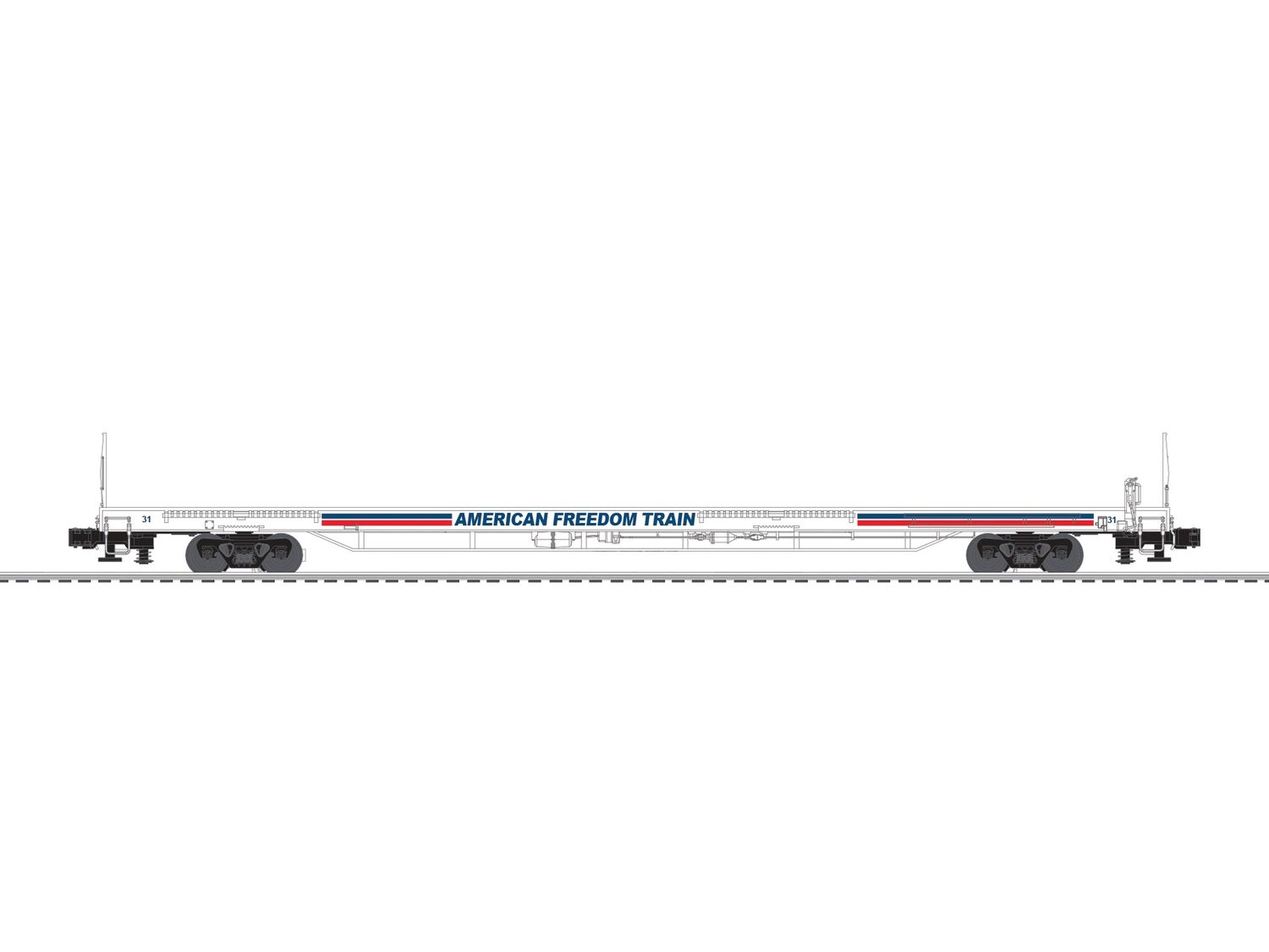 Lionel 2726142 - American Freedom Train 85' Flatcar #31