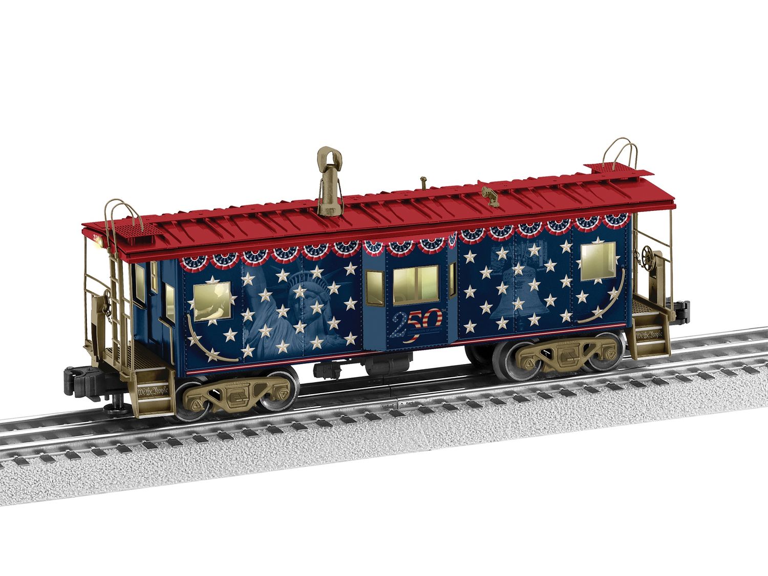 Lionel 2726350 - USA 250 Bay Window Caboose