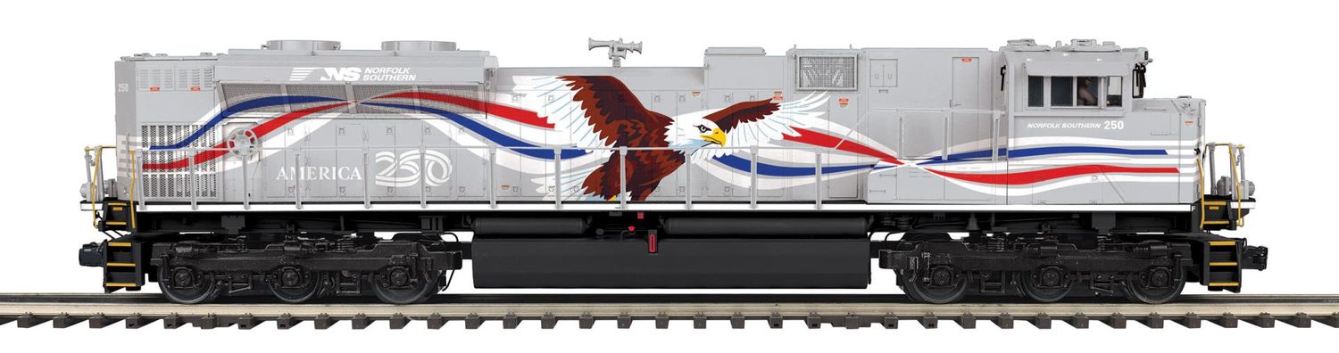 O Scale Premier Norfolk Southern SD70ACe #250 Diesel Engine w/Proto-Sound 3.0 (Scale Wheels)