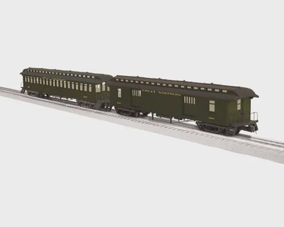 Lionel 2727010 - Great Northern Wood Passenger Two-Pack A