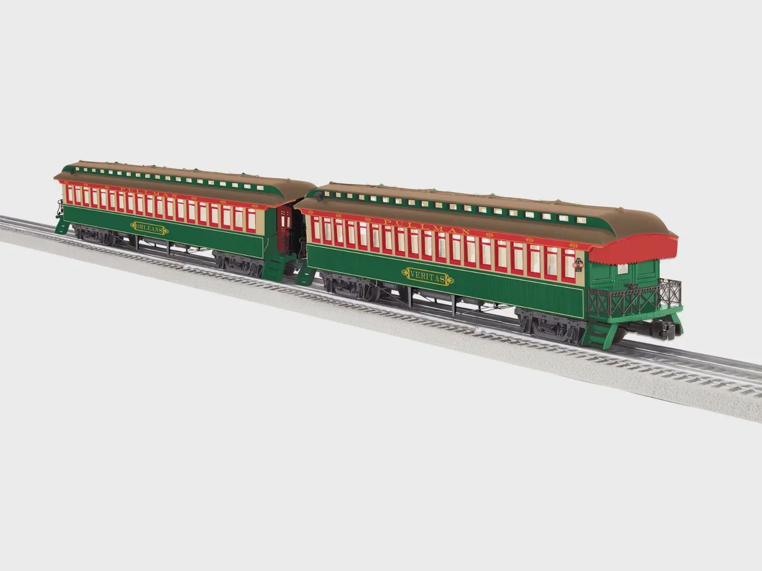Lionel 2727150 -Pennsylvania Yellow Kid  Wood Passenger Two-Pack C