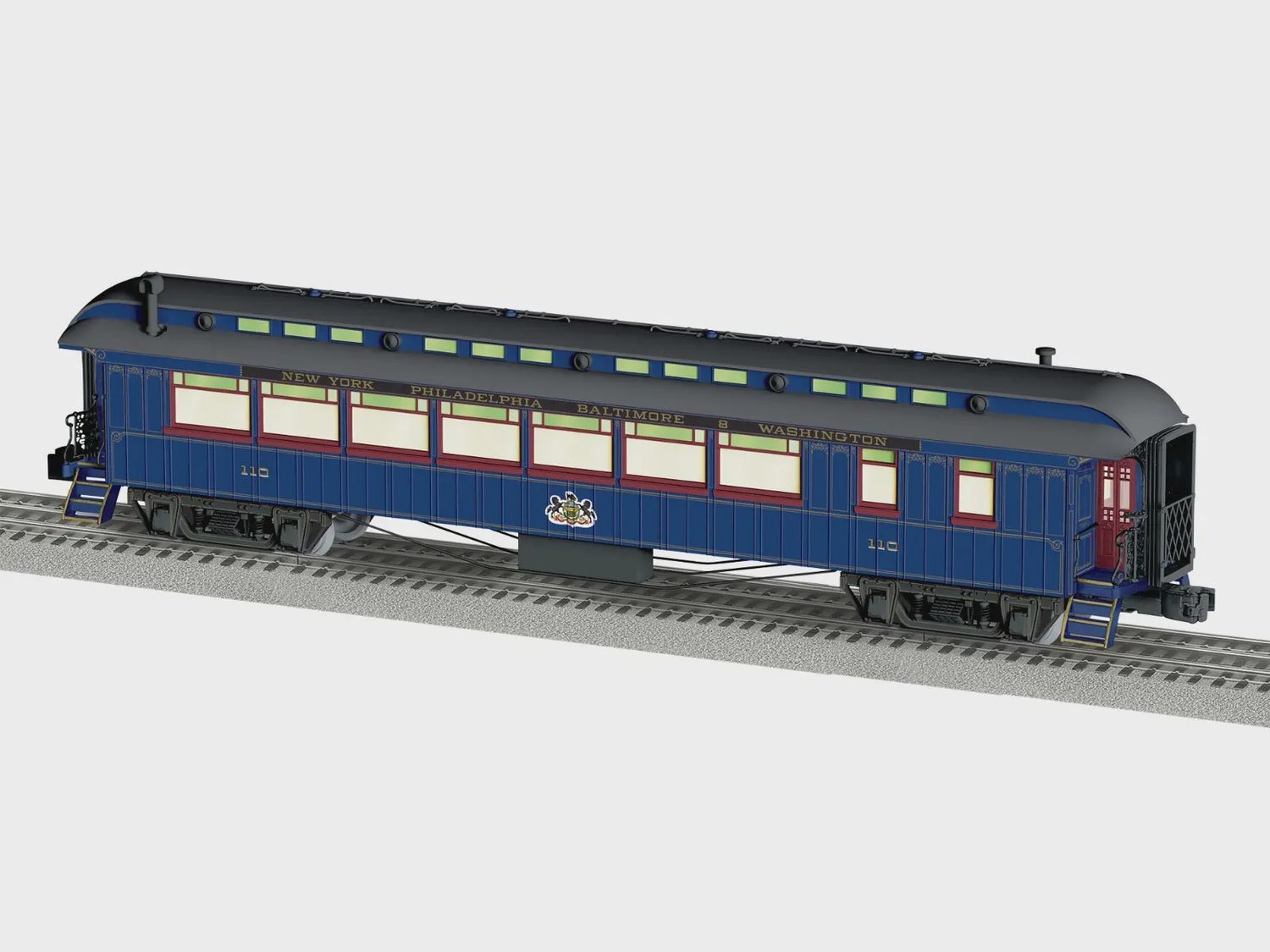 Lionel 2727250 - Royal Blue Wood Stationsounds Diner #110