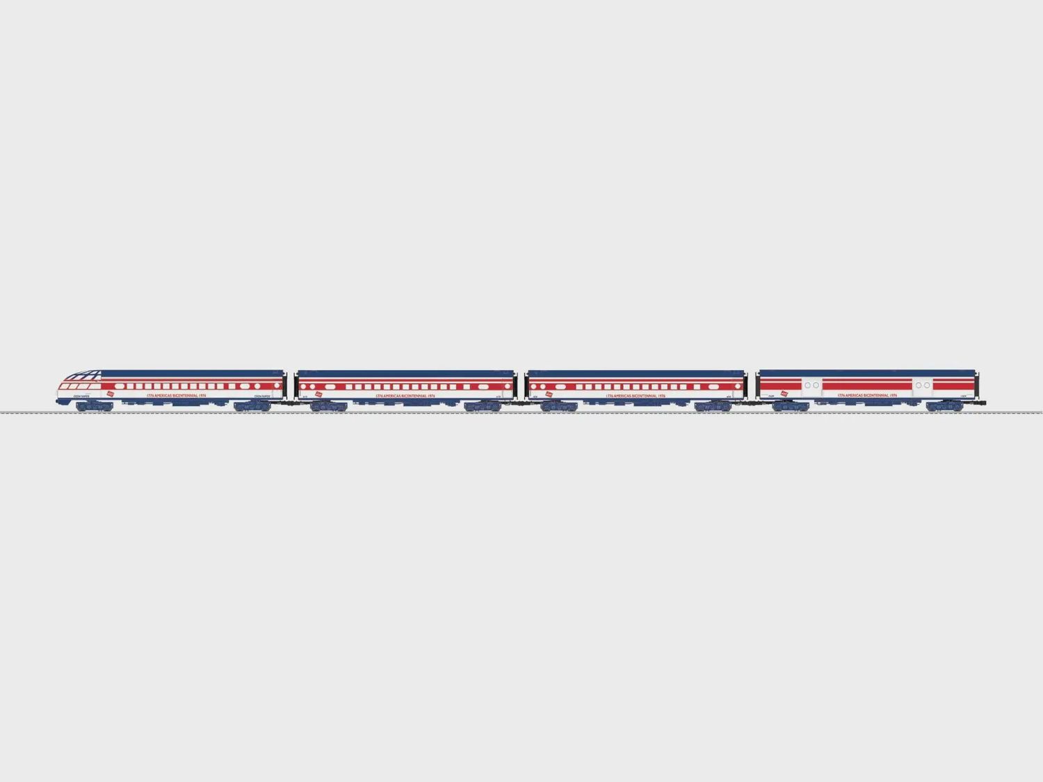 Lionel 2727370 - Milwaukee Road Bicentennial Aluminum 4 Pack