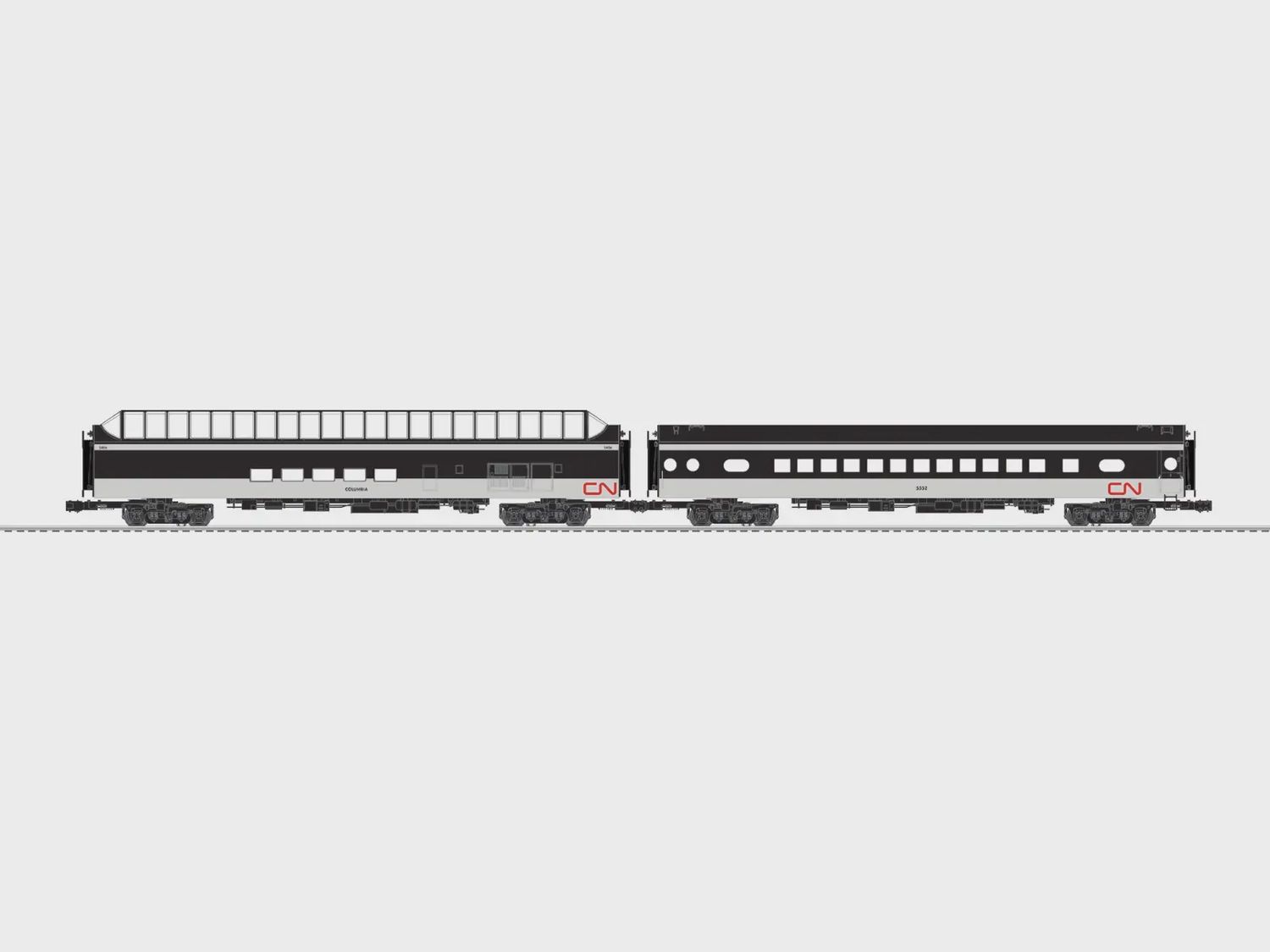 Lionel 2727440 - Canadian National Auminum 2 Pack