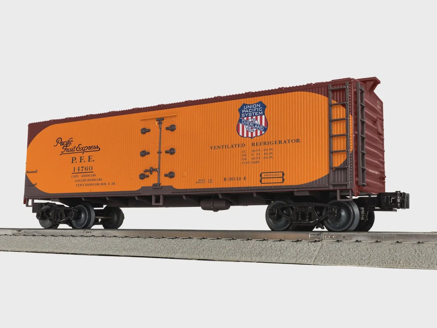 Lionel 2642362 - Pacific Fruit Express Woodside Reefer #14760