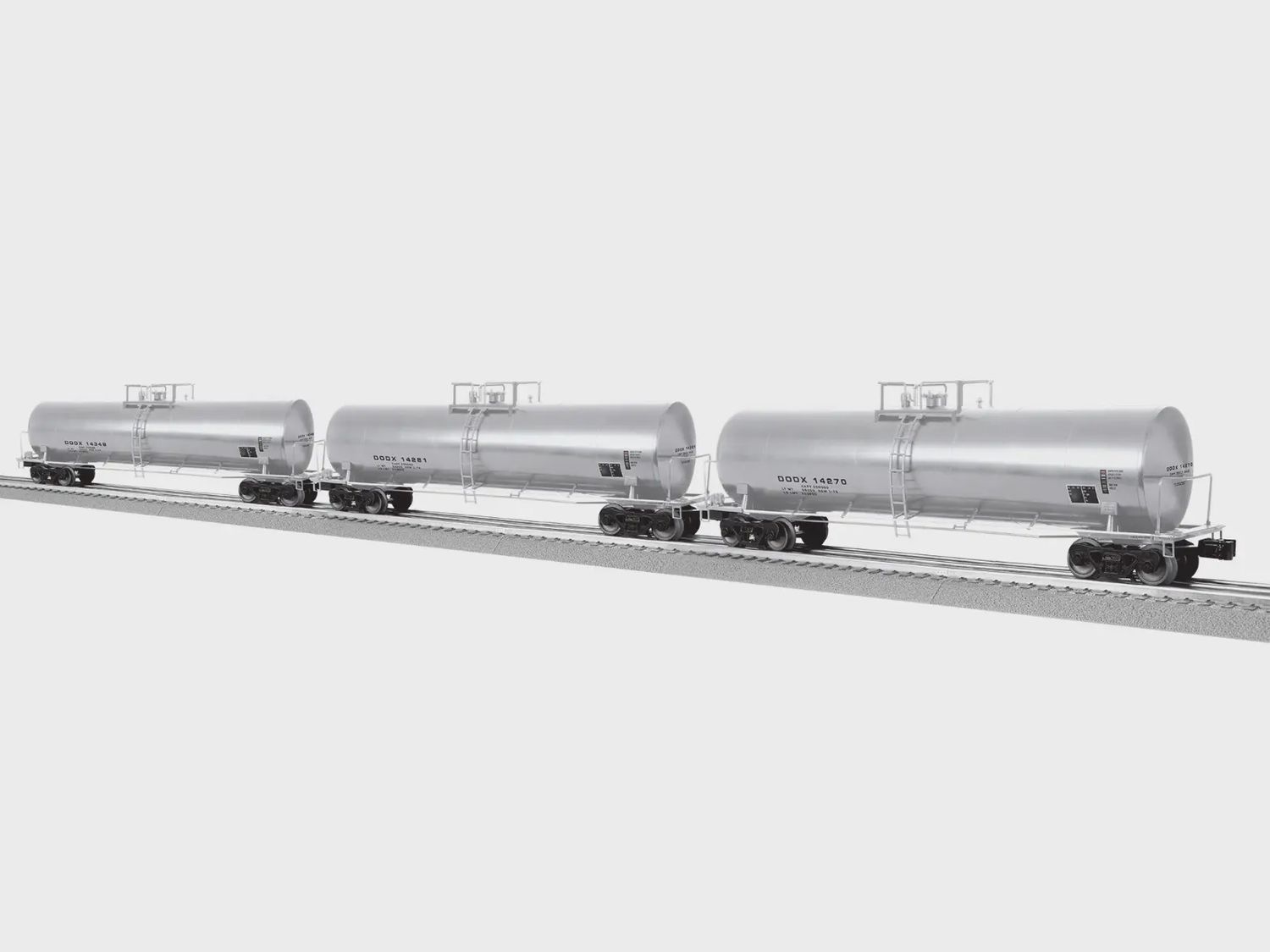Lionel 2742080 - DODX 50' Tank Car 3 Pack