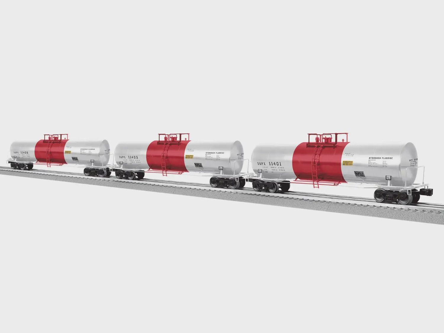 Lionel 2742090 - DUPX 50' Tank Car 3 Pack