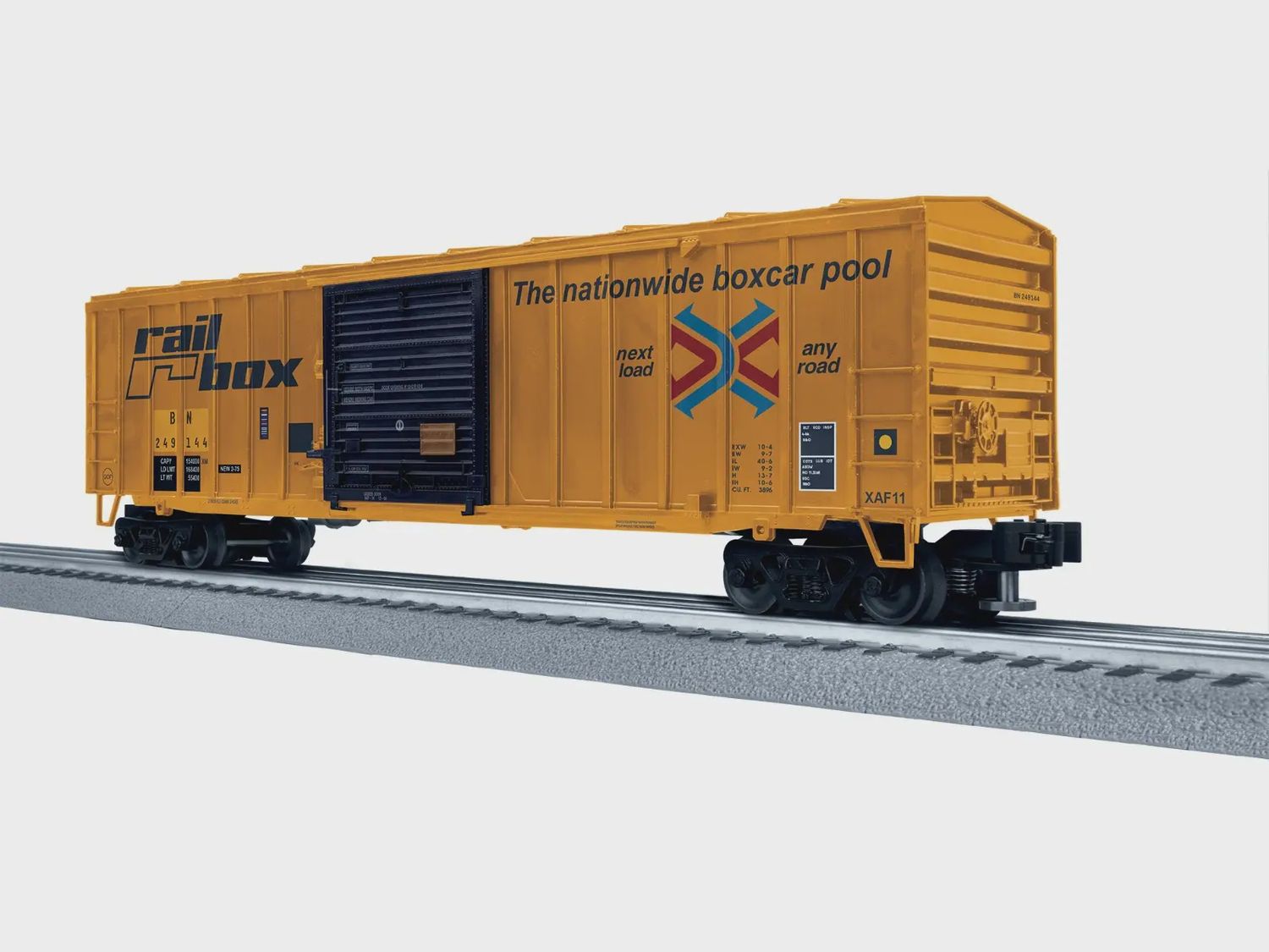 Lionel 2742150 - Burlington Northern (ex RBOX) 50' Boxcar #249144