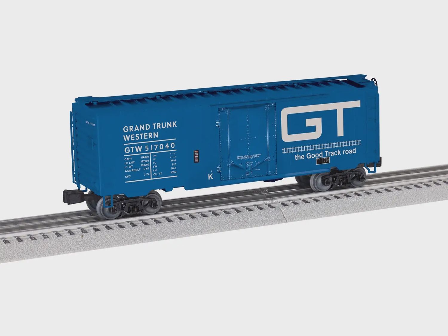 Lionel 2742220 - Grand Trunk Western 40' Plug Door Boxcar #517040