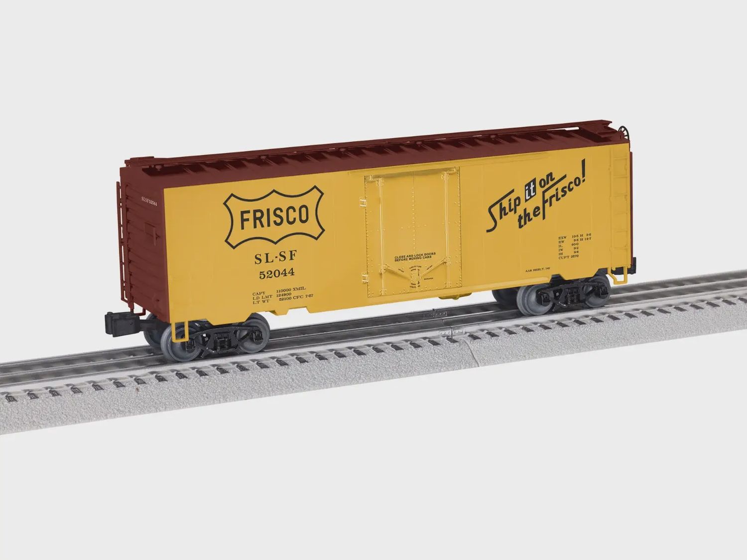 Lionel 2742230 - Frisco 40' Plug Door Boxcar #52044