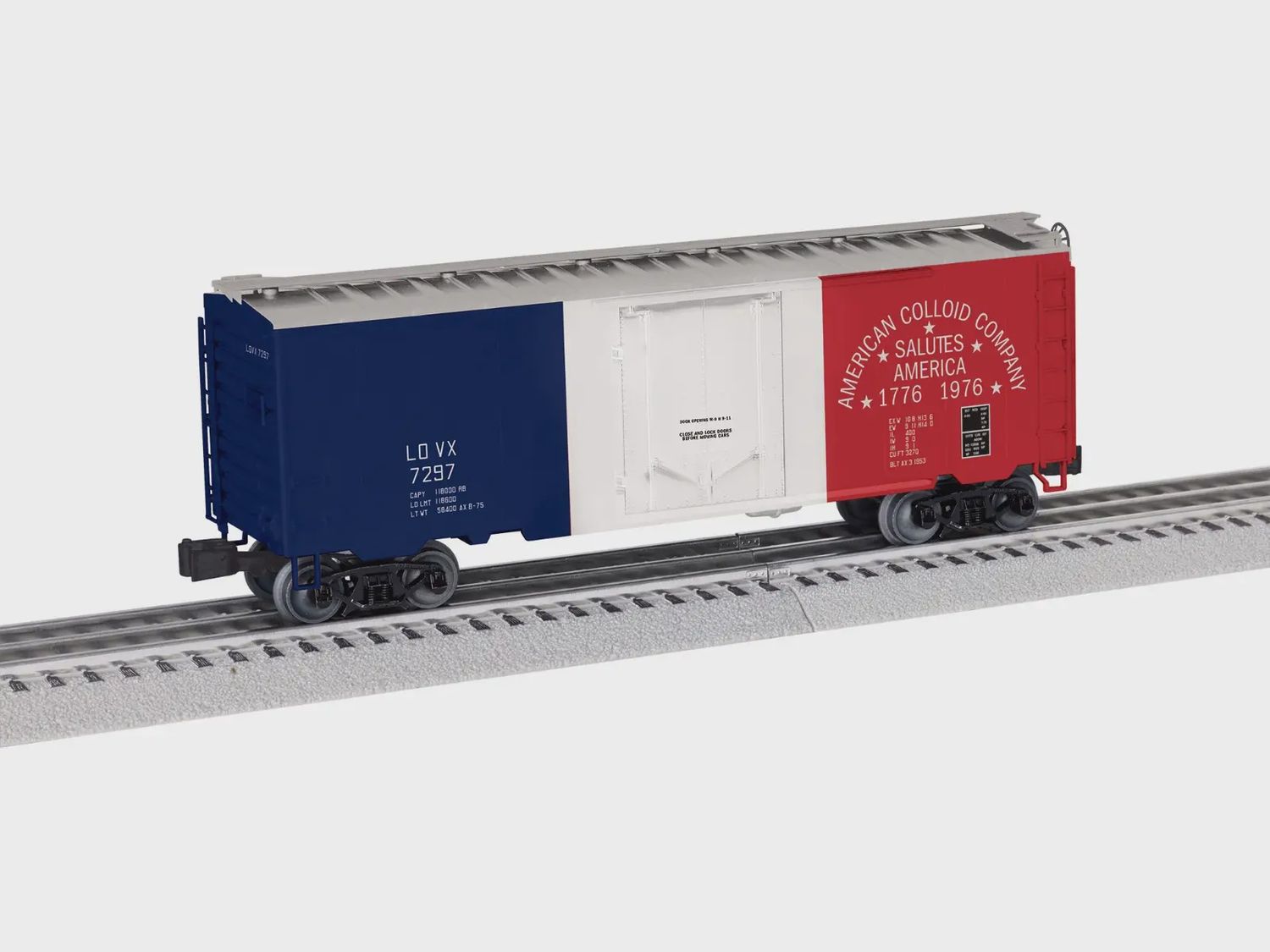 Lionel 2742200 - American Colloid 40' Plug Door Boxcar #7297