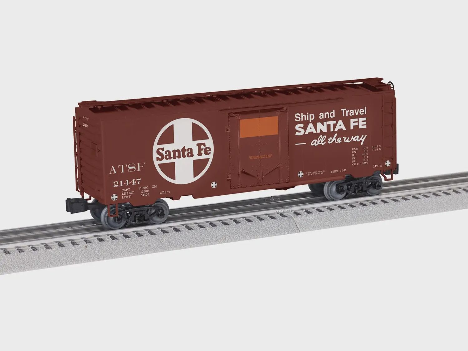 Lionel 2742240 - Santa Fe 40' Plug Door Boxcar #21447
