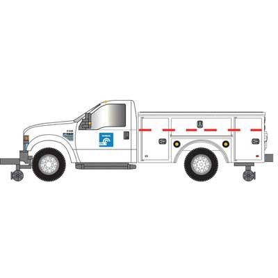 Atlas 30000166 - 2008 Ford(R) F-350 Hi-Rail Pickup Truck - AssembleD Atlas 30000166 - 2008 Ford(R) F-350 Hi-Rail Pickup Truck - AssembleD