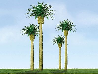 JTT 94354 - Professional Series Phoenix Palm Trees - 3" 7.6cm Tall pkg(3)