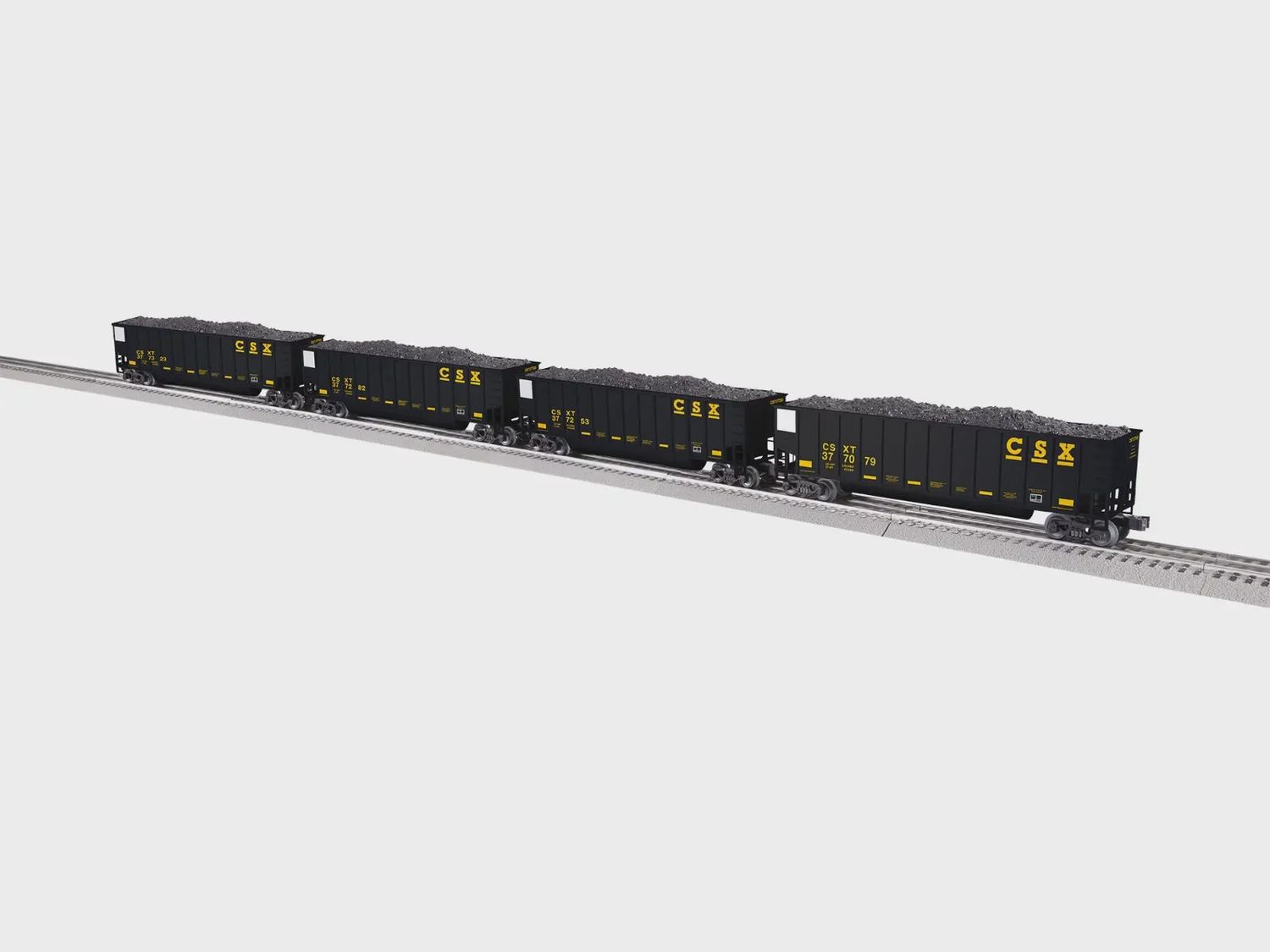 Lionel 2743035 - CSX Rotary Gondola 4 Pack