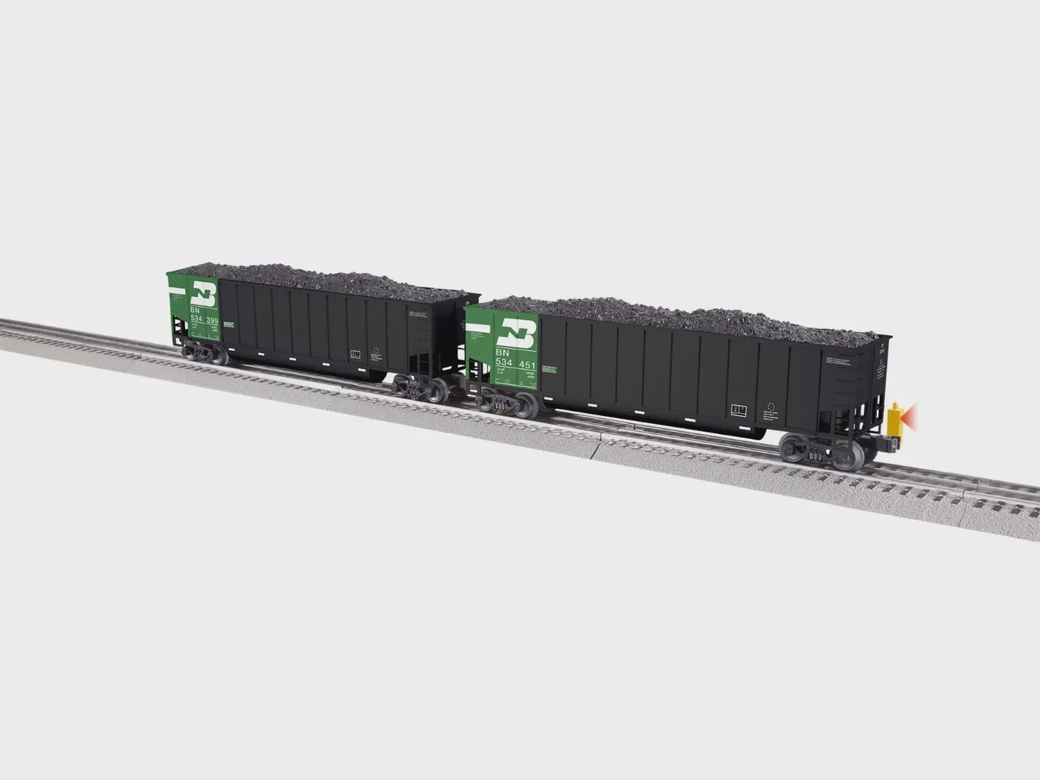 Lionel 2743020 - Burlington Northern Rotary Gondola 2 Pack
