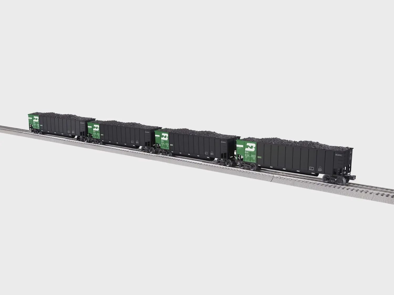 Lionel 2743025 - Burlington Northern Rotary Gondola 4 Pack