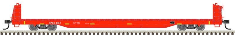 Atlas 20007966 - HO TRAINMAN SHORT BULKHEAD FLAT CAR SOUTHERN PARTS &amp; EQUIPMENT [SPEX] #604
