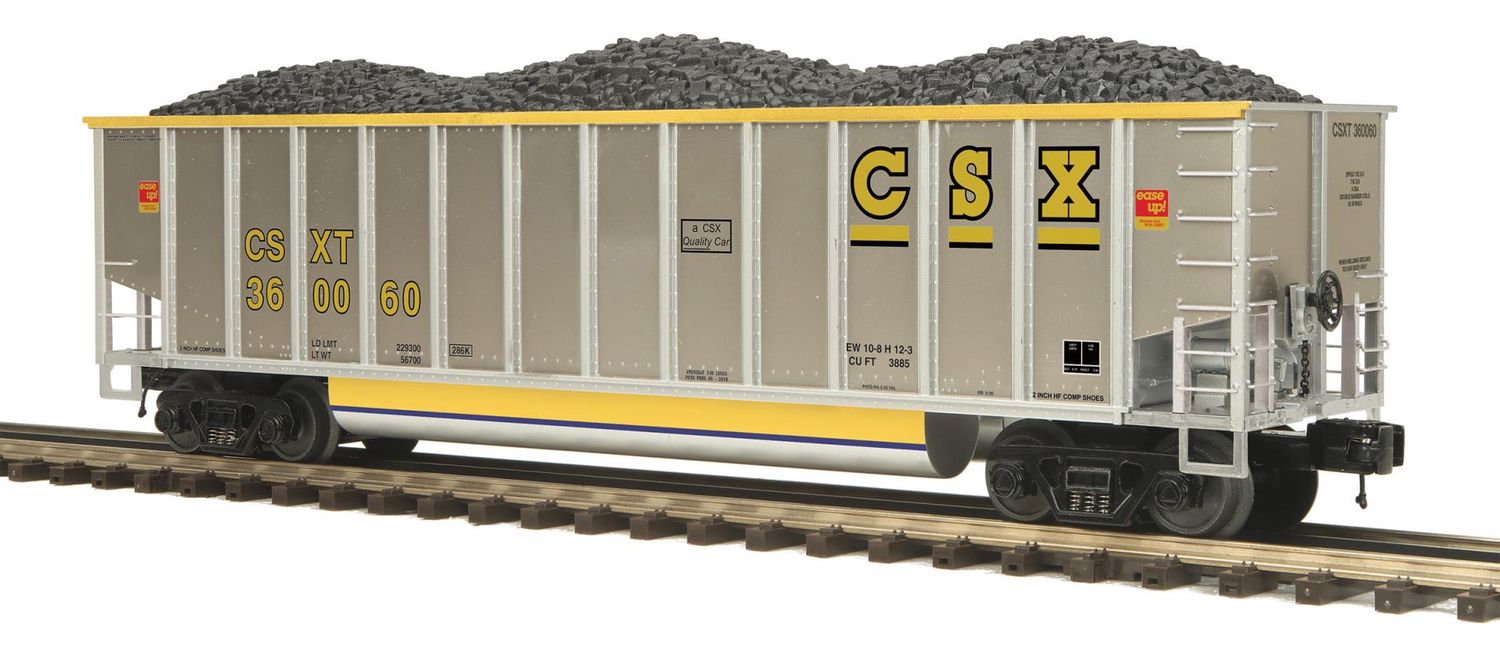MTH O Scale Premier CSX Coalporter Hopper Car, Road Number: 360060