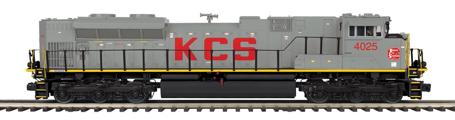 MTH 22-22167-2 O Scale Premier Kansas City Southern SD70ACe Diesel Engine w/Proto-Sound 3.0 (Scale Wheels)