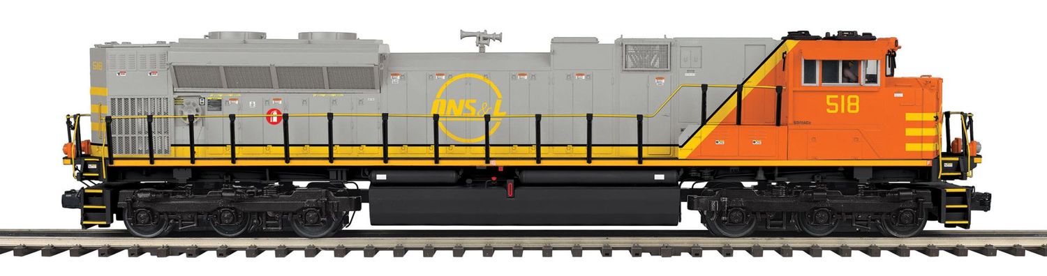 MTH 20-22172-1 O Scale Premier QNS&amp;L SD70ACe Diesel Engine w/Proto-Sound 3.0 (Hi-Rail Wheels)